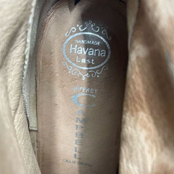 Jeffrey Campbell Rumble Homemade Havana Last Suede High Heel Booties - Picture 9 of 15